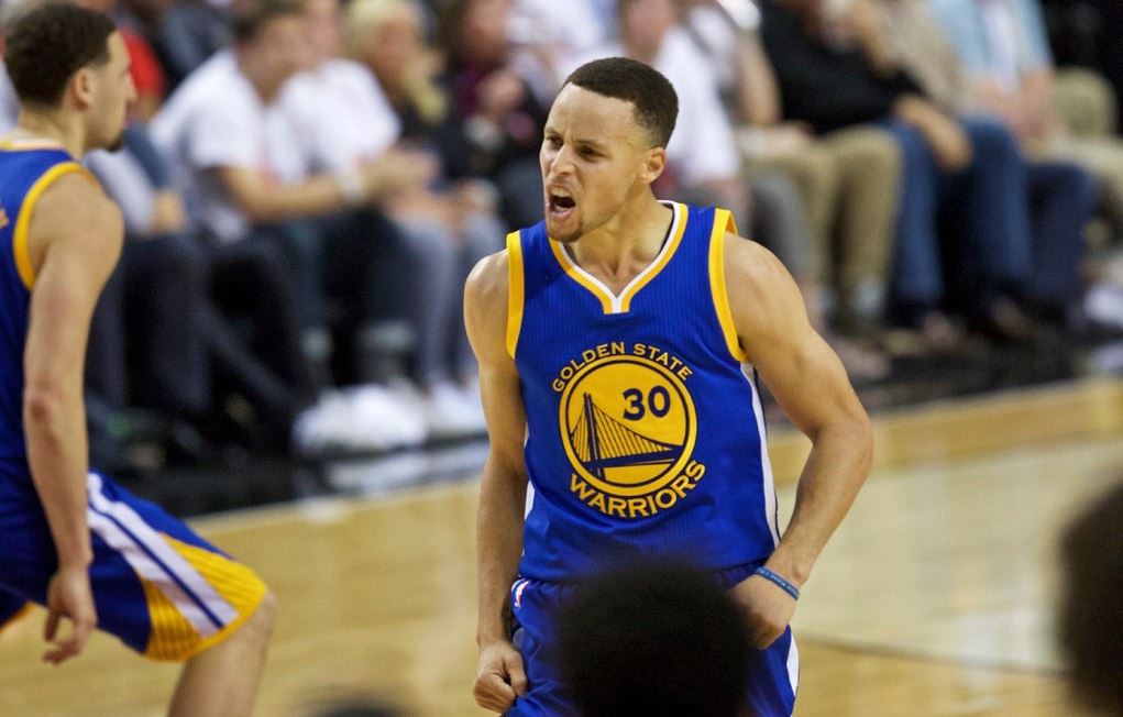 espn's tweet image. It was close, and then it wasn't. Curry drops 17 in OT, the most ever in a playoff overtime. Warriors grab 3-1 lead.