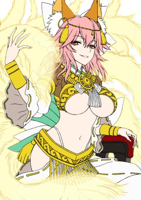 無いとは思いつつも九尾キャス狐がFGOに出てきてくれないかと願ってみたり・・・。 #FateEX 