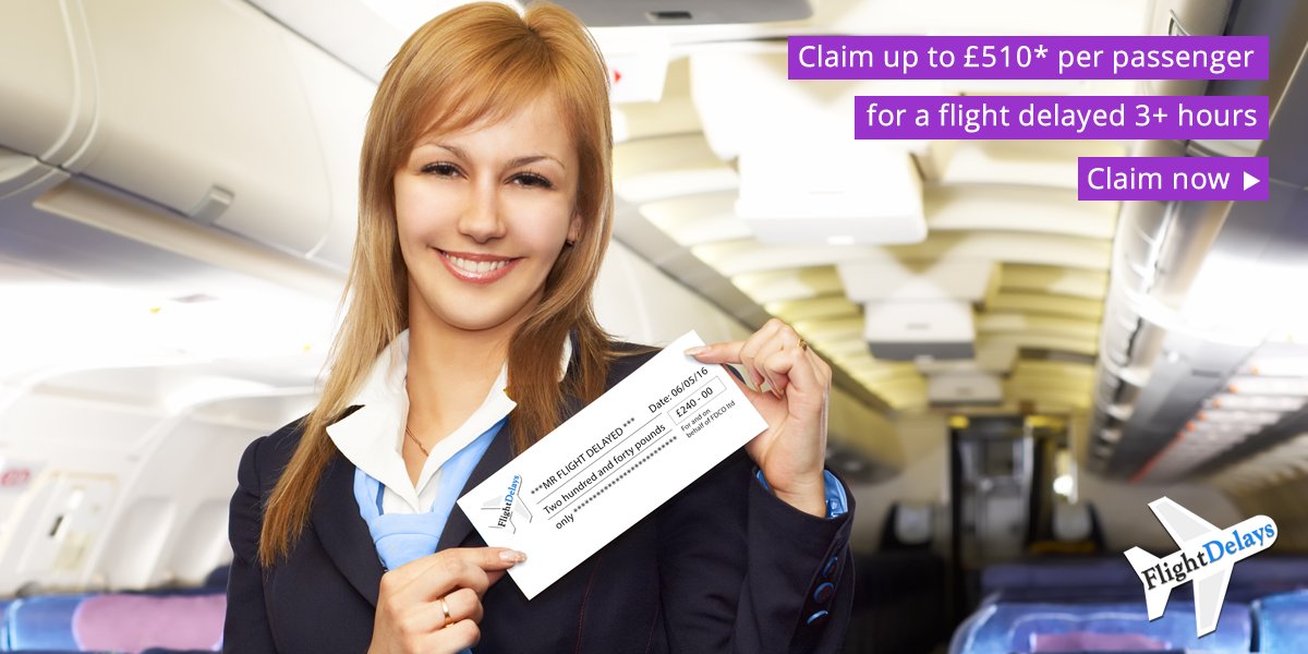 flightdelays's tweet image. Flight delayed over 3 hours in the last 6 years? Claim up to £510* per passenger here now: flightdelays.co.uk/flight-delay-c…