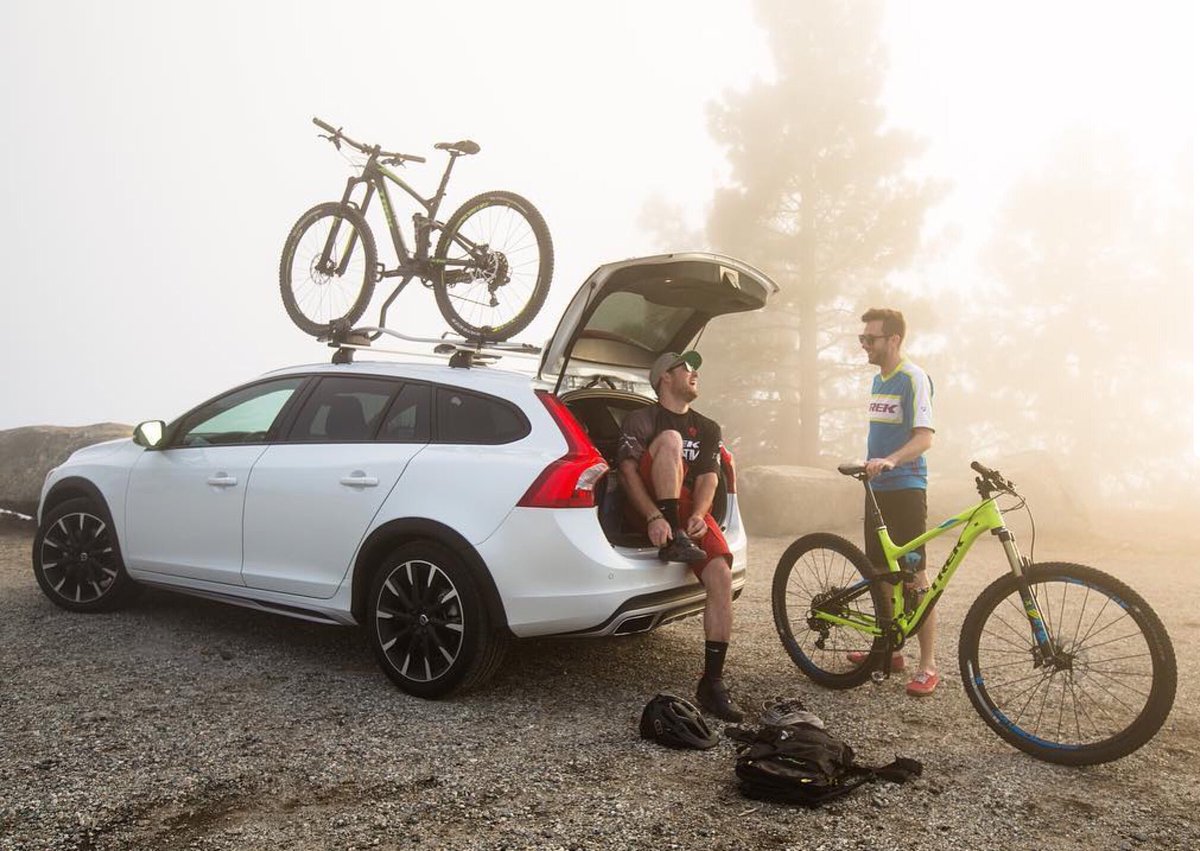 This weekend <a href="/automobilemag/">Automobile Magazine</a> went Mountain Biking with the 2016 Volvo #V60CrossCountry Volvocars.us/V60CrossCountry