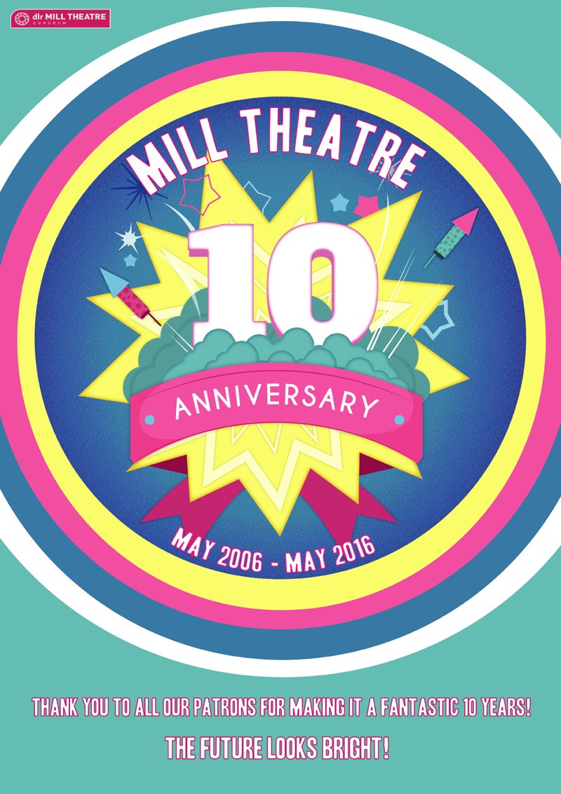dlrMillTheatre's tweet photo. Good Evening Mr Collins by @MillProducts previews tomo! (oh and did we mention we're 10 years old?!) https://t.co/t5Pv3gb7nF