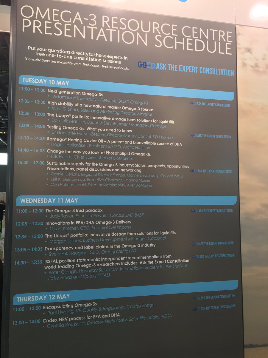 Dont miss our presentation at Vitafoods 13:05 tomorrow #VFE16