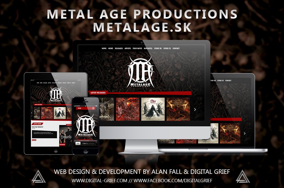 digitalgrief's tweet photo. New website for the MetalAge Productions. https://t.co/mVqgQFfaLp - Website by Digital Grief #websitedesign #website https://t.co/qHRldvFz8N
