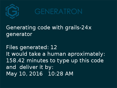generatron.com/GeneratronEngi… #grails #groovy #springframework #backend #generativecoding, #codegeneration