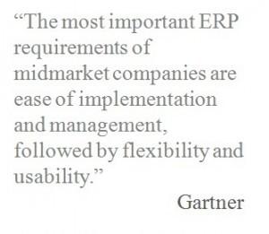 Esnek çözüm ve kullanım kolaylığı ERP projelerinin başarısı için önemli bir etkendir...