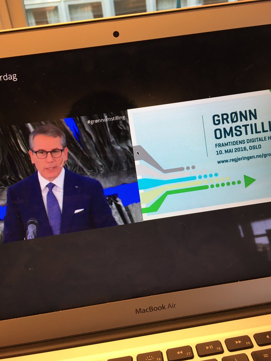 Martin Jetter på "Grønn omstilling", tune in! #groennomstilling #ibm #IBMWatson