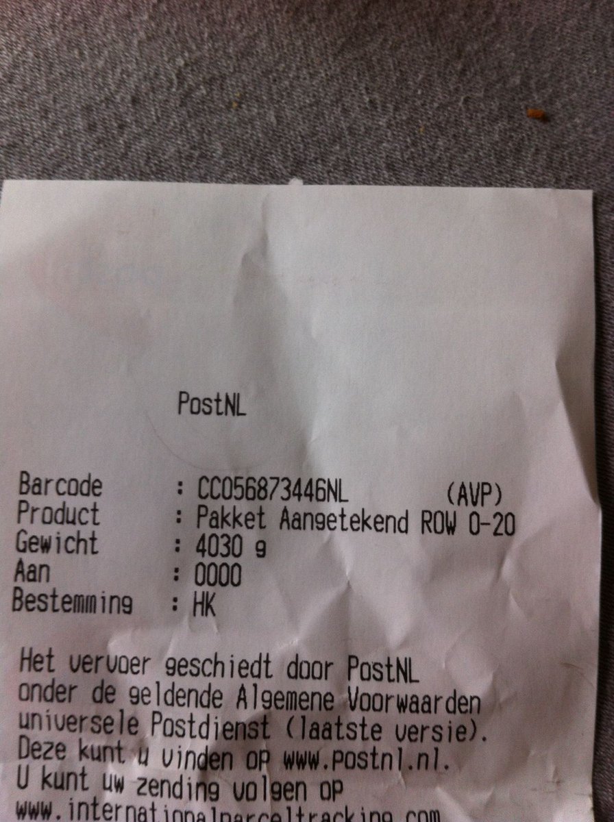 Inncy's tweet photo. @PostNL https://t.co/4uRsdlJKc0