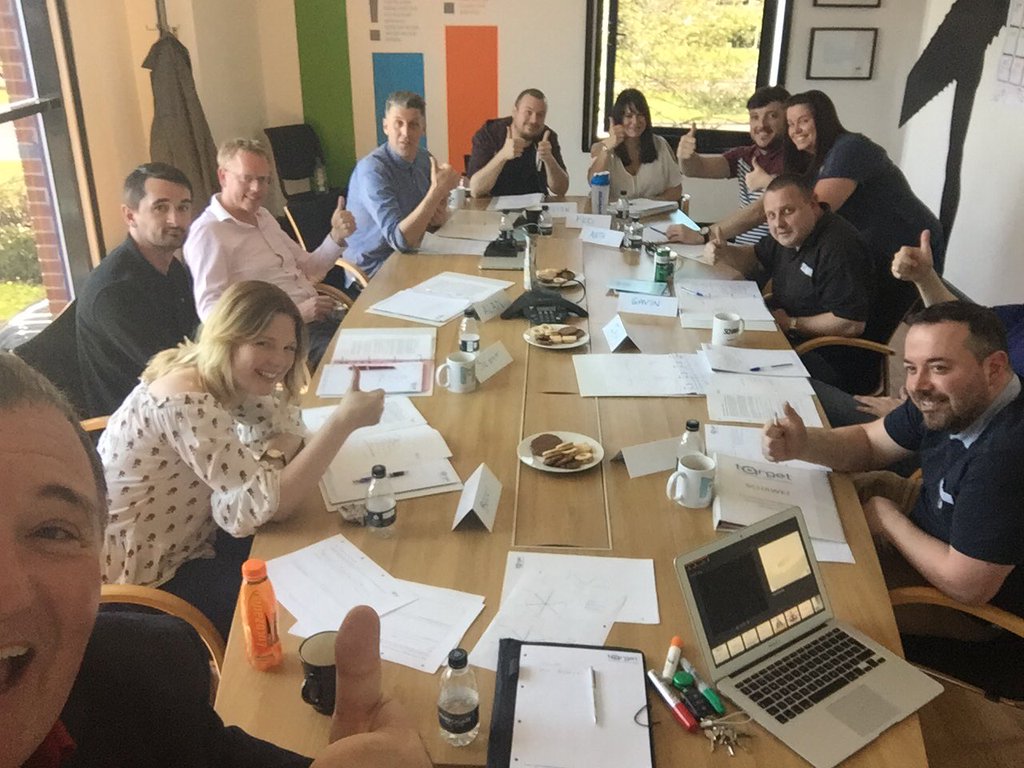 TargetTrgAssoc's tweet photo. Impressive management group on yesterdays #training course - did Motivation and 5 Dysfunctions of Teams #HR #SCHAWK https://t.co/Htlip5HMVH