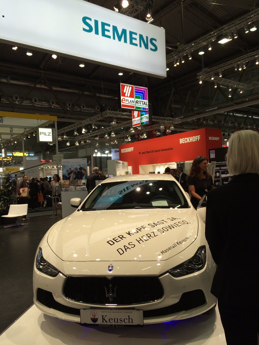 WSattlberger's tweet image. Heuer ist @Siemens_Austria ist auf #Intertool &amp;amp; #SMARTAutomation mit einem Stand vertreten. Mit dabei: @Maserati_HQ