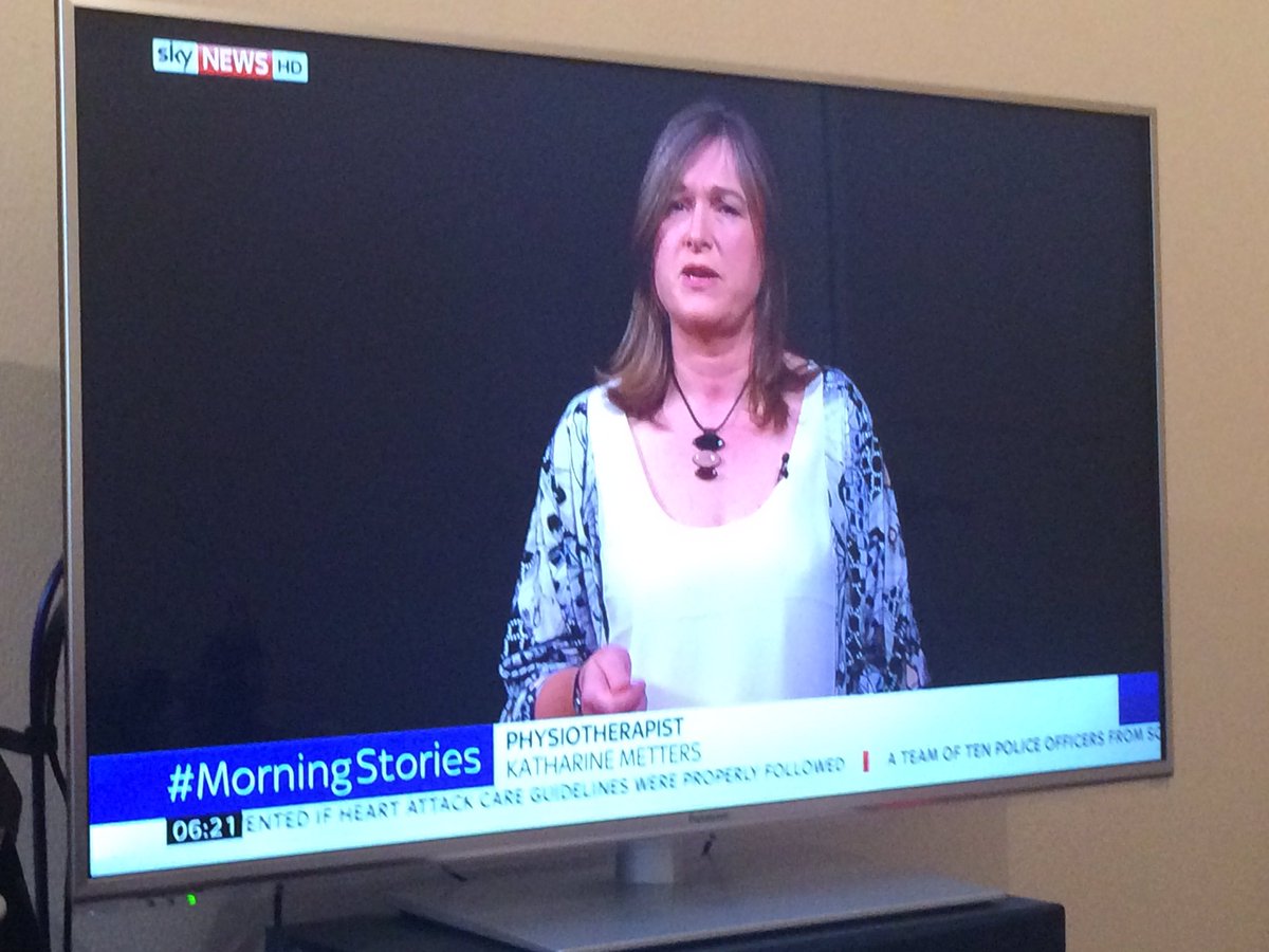 Posturite's tweet photo. It's @ErgoMetters on @SkyNews talking about #activeworking #MorningStories 😀 #health #office #wellness #wellbeing https://t.co/ofM5u1H5ow