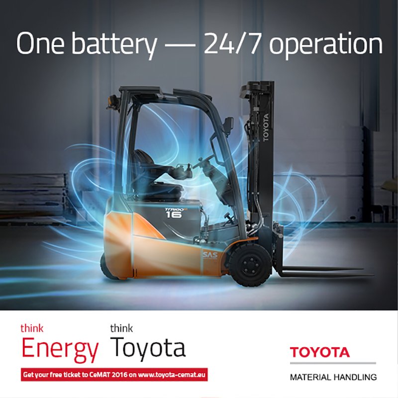 Toyota Mh Europe On Twitter Want To Explore Our Lithium Ion Trucks From Up Close Get Your Tickets Now To Discover The Wide Range At Cemat2016