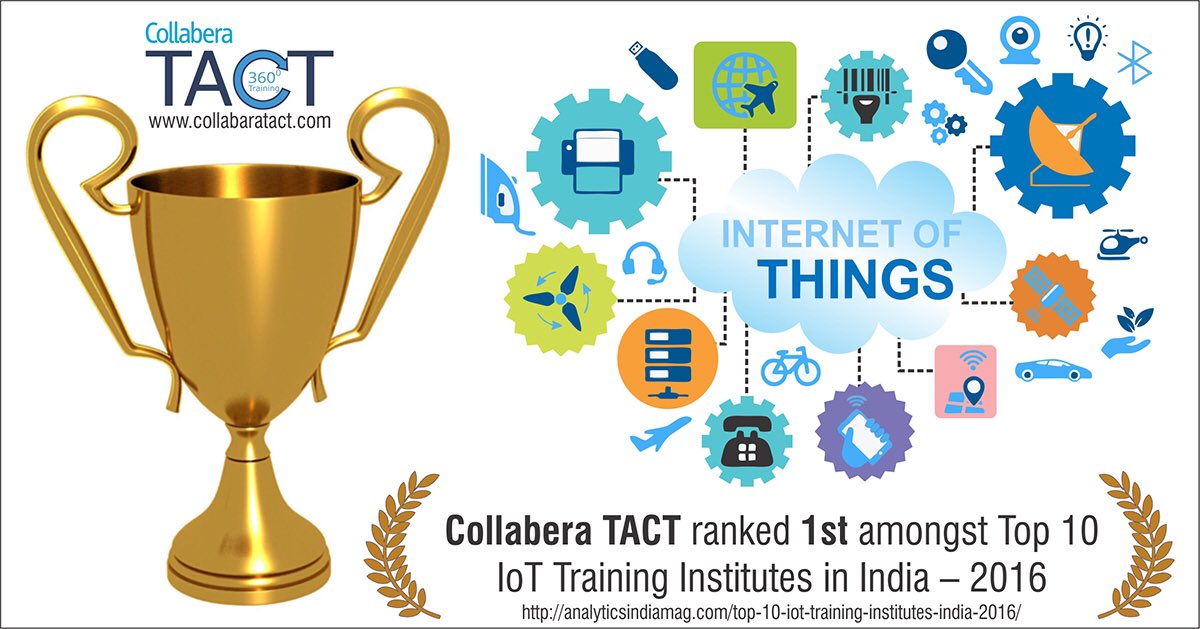 sunnymshah's tweet photo. TACT recognized as best training provider for #Iot #Internetofthings https://t.co/U9twEGLQ6Z @CollaberaTACT https://t.co/xqa7ULGDLe