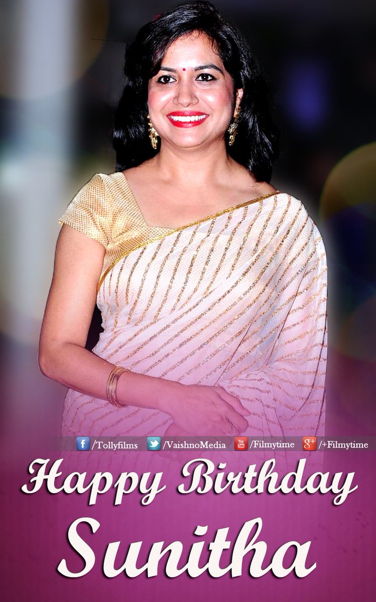 Wishing Singer #Sunitha A Very Happy Birthday
#HappyBirthdaySunitha