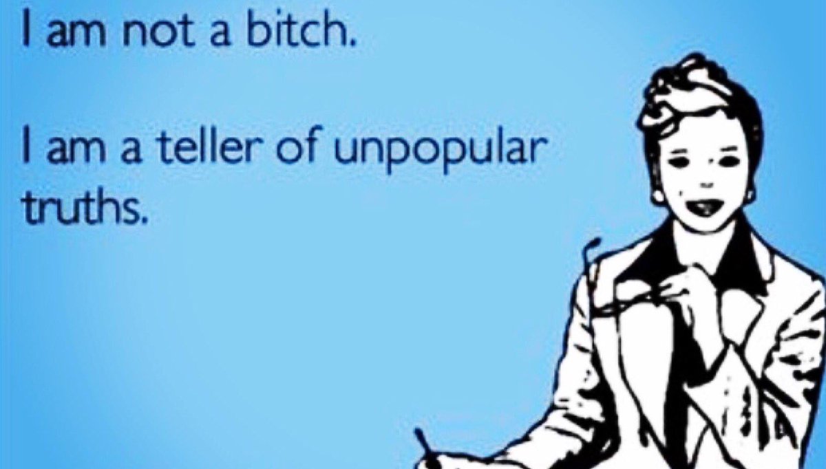 vickyohare's tweet image. #Truth #Bitch #NotABitch