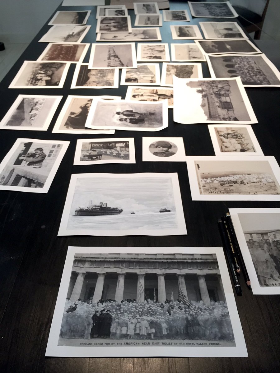 Armenoui's tweet photo. New project #ArchiveMist underway. Deals with #AmericanRedCross archive and #ArmenianDiaspora in #Greece. #phdchat https://t.co/8GfhFVIDTR