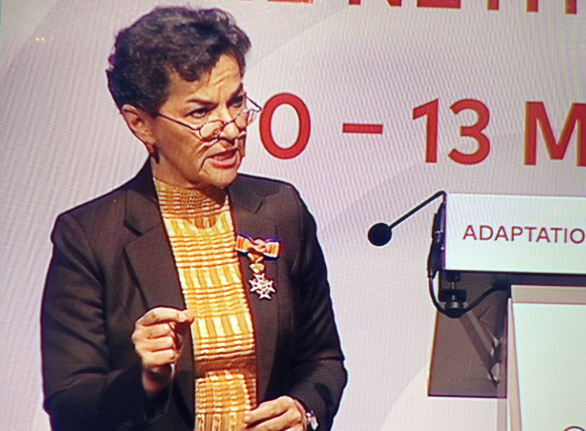EUAdaptation's tweet photo. "Engage courageously and think of at least 3 women who deserve to have a future" says @CFigueres, @confAF2016 https://t.co/QOh0PaYFPO