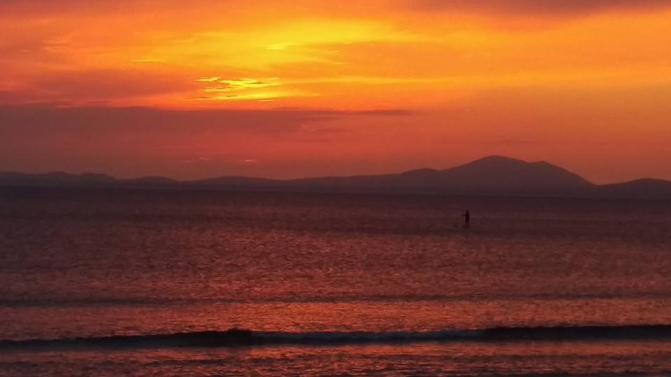 Wales trip - amazing sunset from the beach yesterday evening . . . #PriorySchool #Walestrip
