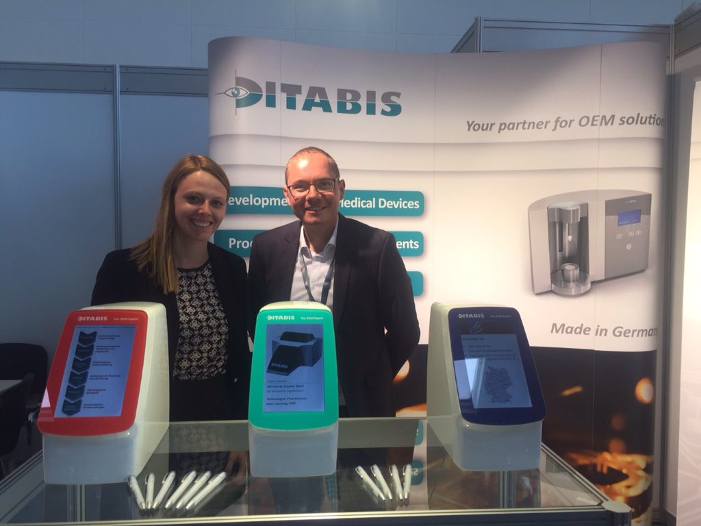 NewsMedical's tweet image. Lovely meeting @DITABIS at #analytica2016