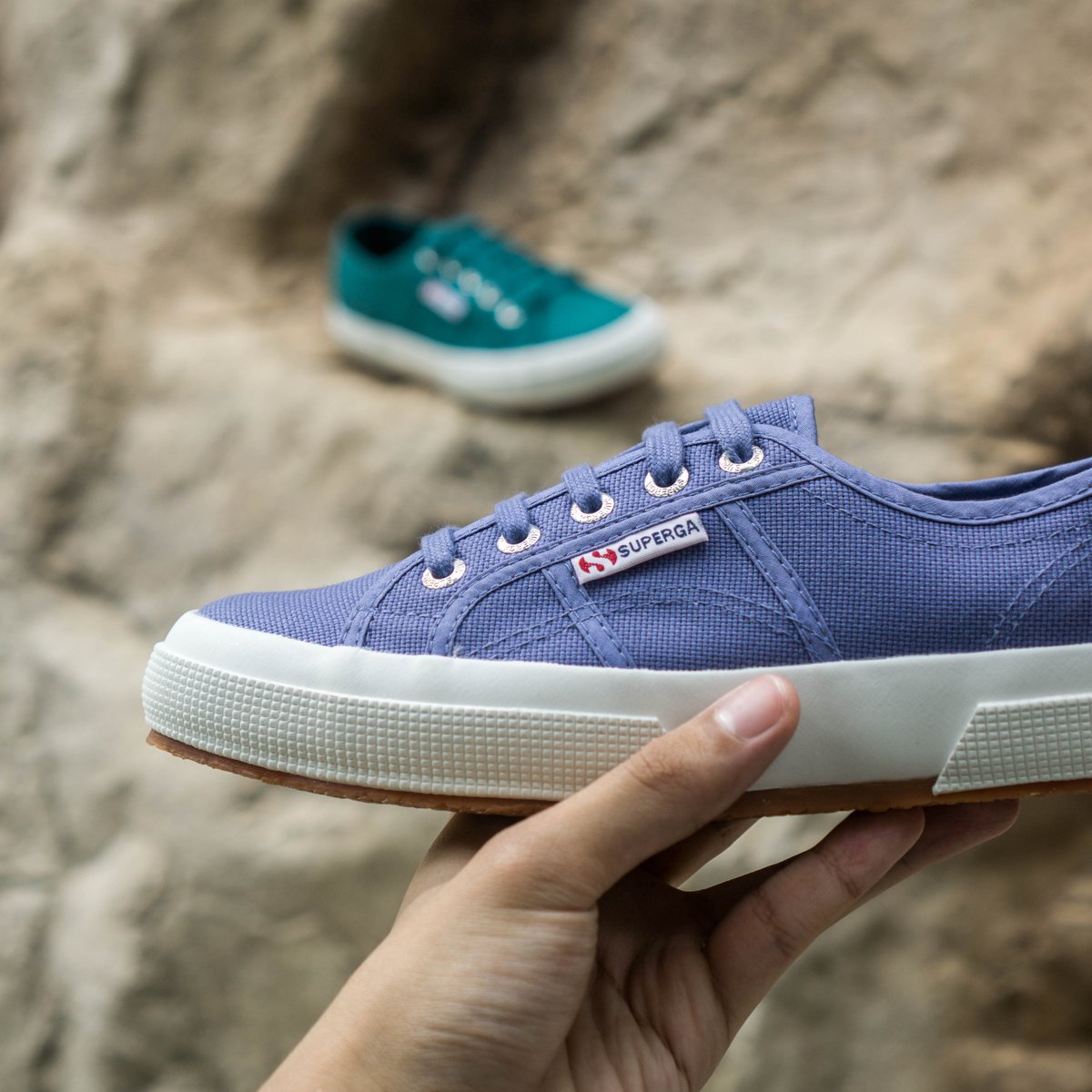 superga velvet blue