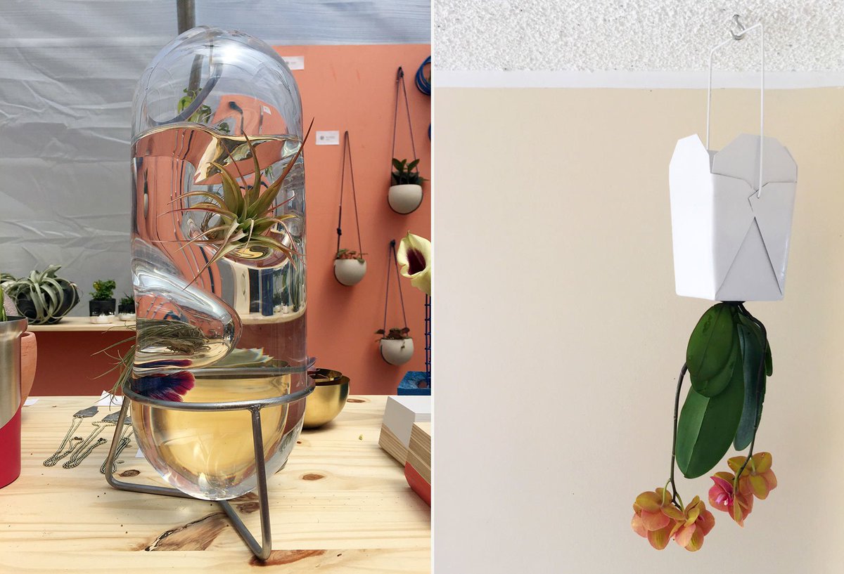 coolhunting's tweet photo. .@_AmDC_ exhibits non-boring planters at its #growthxdesign exhibition at #nycxdesign https://t.co/OdGm08mr8R https://t.co/DHlTnOkdoH