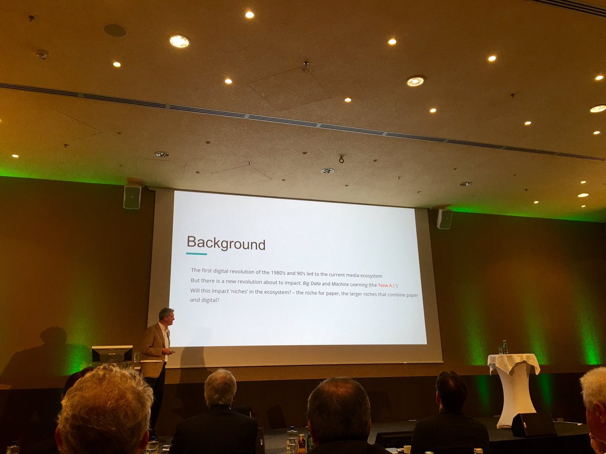 BoehringerMai's tweet photo. The Media Ecosystem - @ProfRichardH on paper, books and research trends #PRIMA2016 https://t.co/CDRFvAnubx
