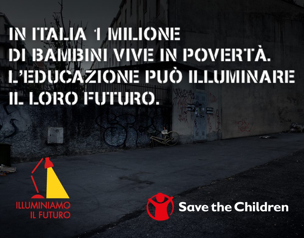 EneganLuceGas's tweet photo. #Enegan sostiene la campagna "Illuminiamo il Futuro" di @SaveChildrenIT. Per saperne di più: https://t.co/gCqDaQN29w https://t.co/lmHbQyyFTt