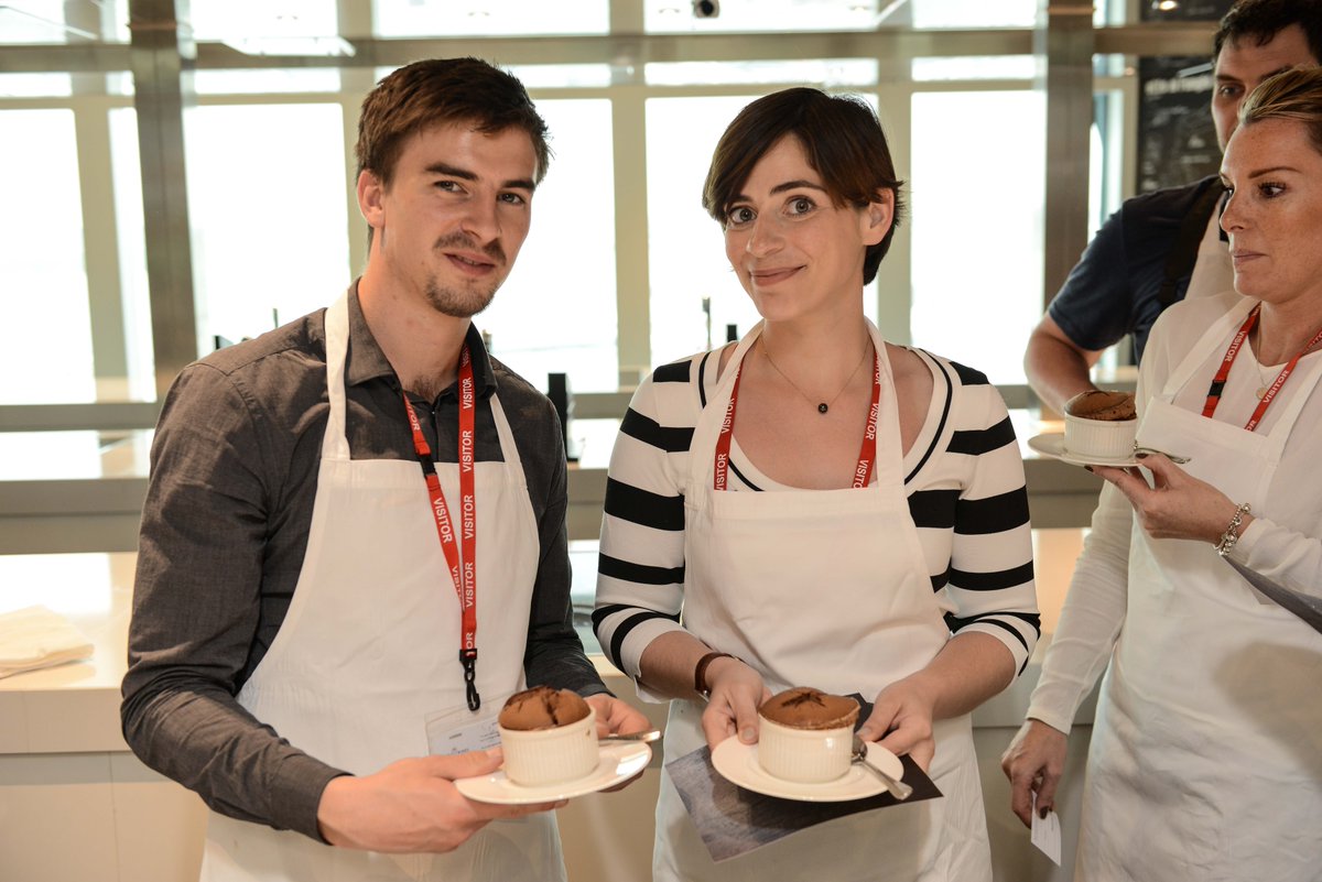 eric_lanlard's tweet photo. Thanks for joining me on-board @pandocruises #Britannia yesterday   @christophekuba2  @Valrhona  
#TeaWithEric https://t.co/49ad2zt6X2