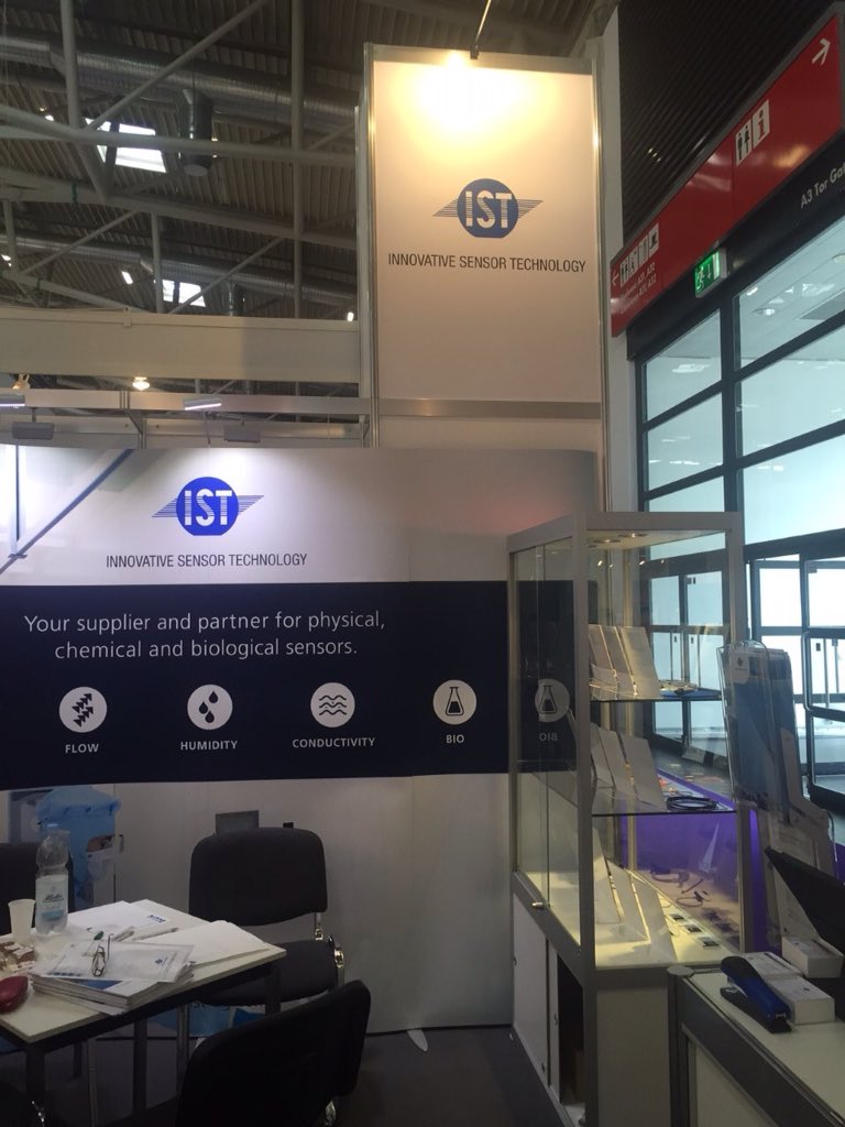 NewsMedical's tweet image. Fascinating insights into the life science applications of IST's sensors #analytica2016 thanks Gerhard