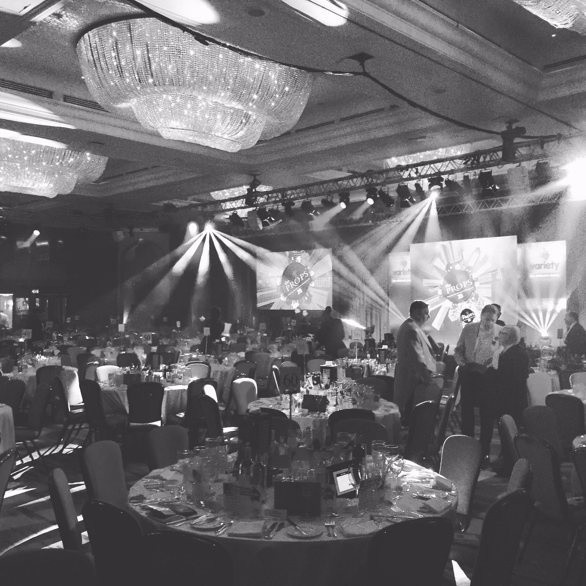 Ballroom looking amazing for @ThePROPSLunch