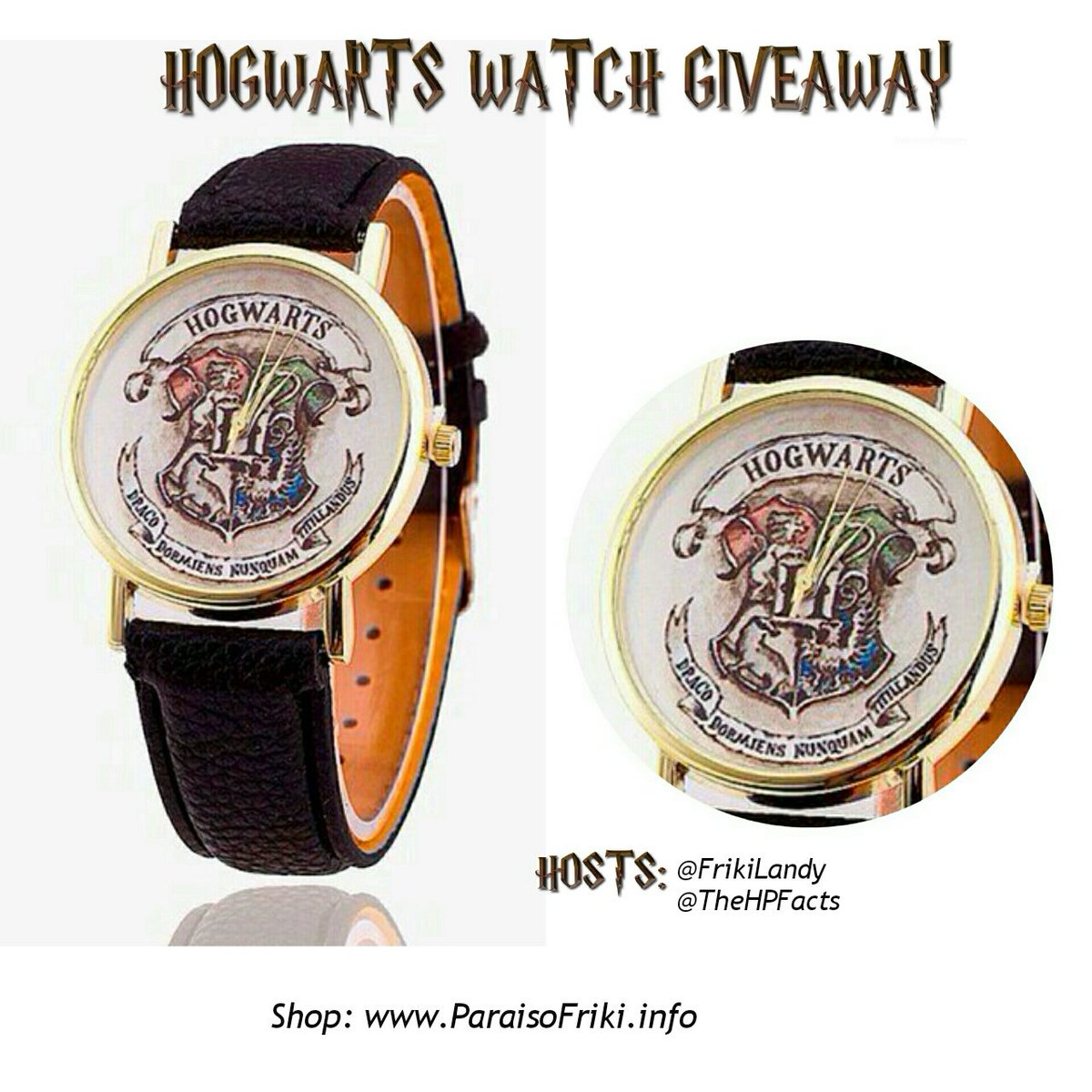 ⚡GIVEAWAY⚡️

⚯͛CONDITIONS⚯͛
— RT to win this Hogwarts Watch! 

— FOLLOW @FrikiLandy and @TheHPFacts
—Ends: 24th May.
