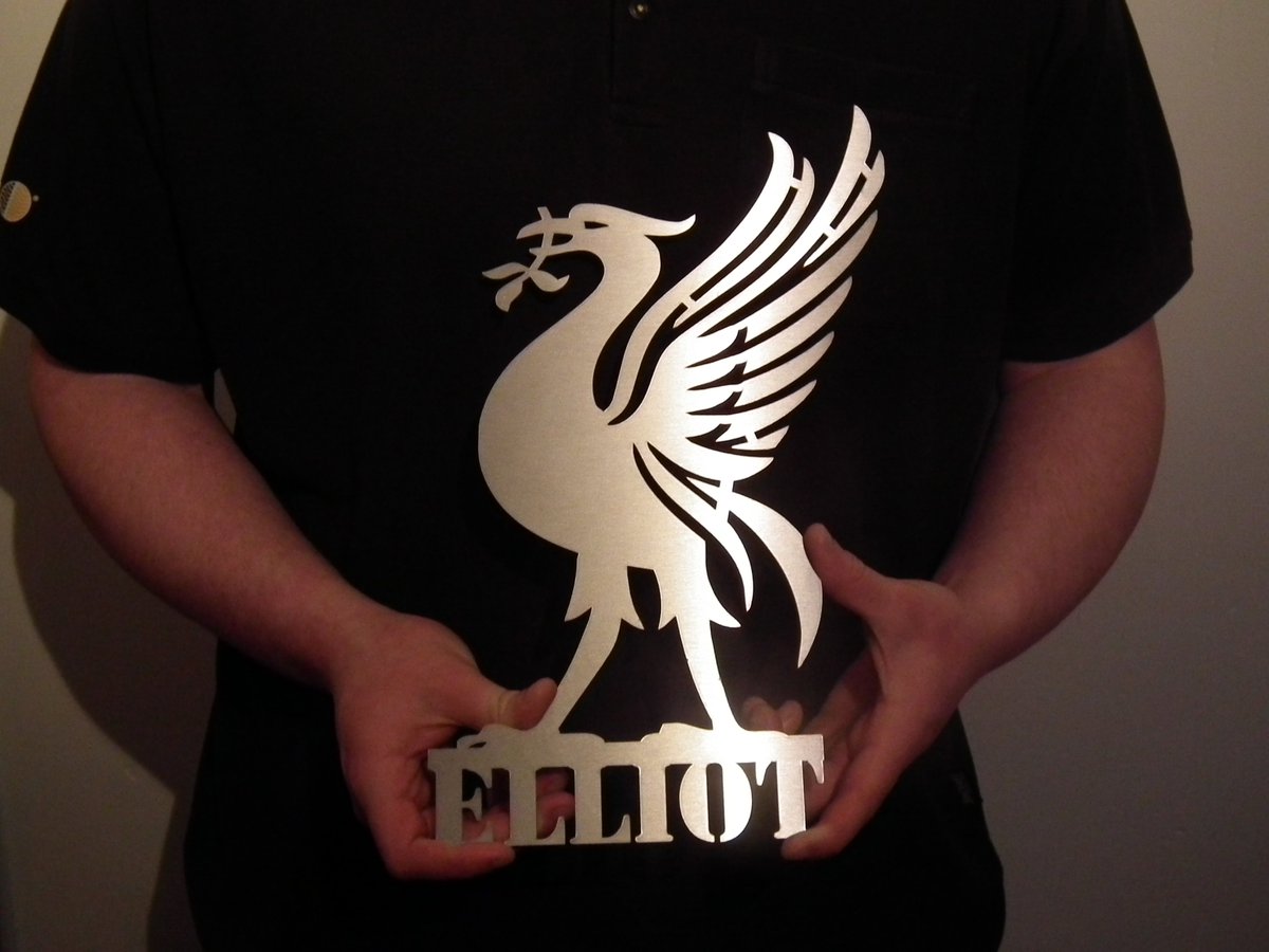 JuvoDesigns's tweet photo. #Liverbird #Liverpool stainless steel #personalised sign message us for info! https://t.co/ehlxrmY24R