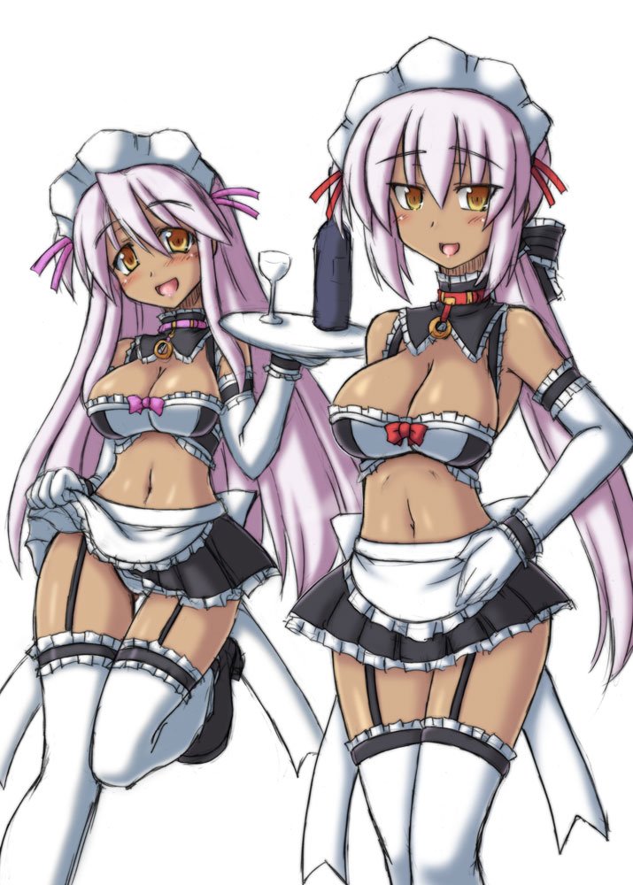 #メイドの日 珍しく最近描いてた! あと、少しネタバレになりますが、去年やらせていただいた光翼戦姫エクスティアSE1も、実はメイドネタではあります。https://t.co/uDomXwtsMu 