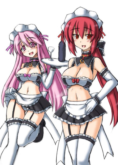#メイドの日 珍しく最近描いてた! あと、少しネタバレになりますが、去年やらせていただいた光翼戦姫エクスティアSE1も、実はメイドネタではあります。https://t.co/uDomXwtsMu 