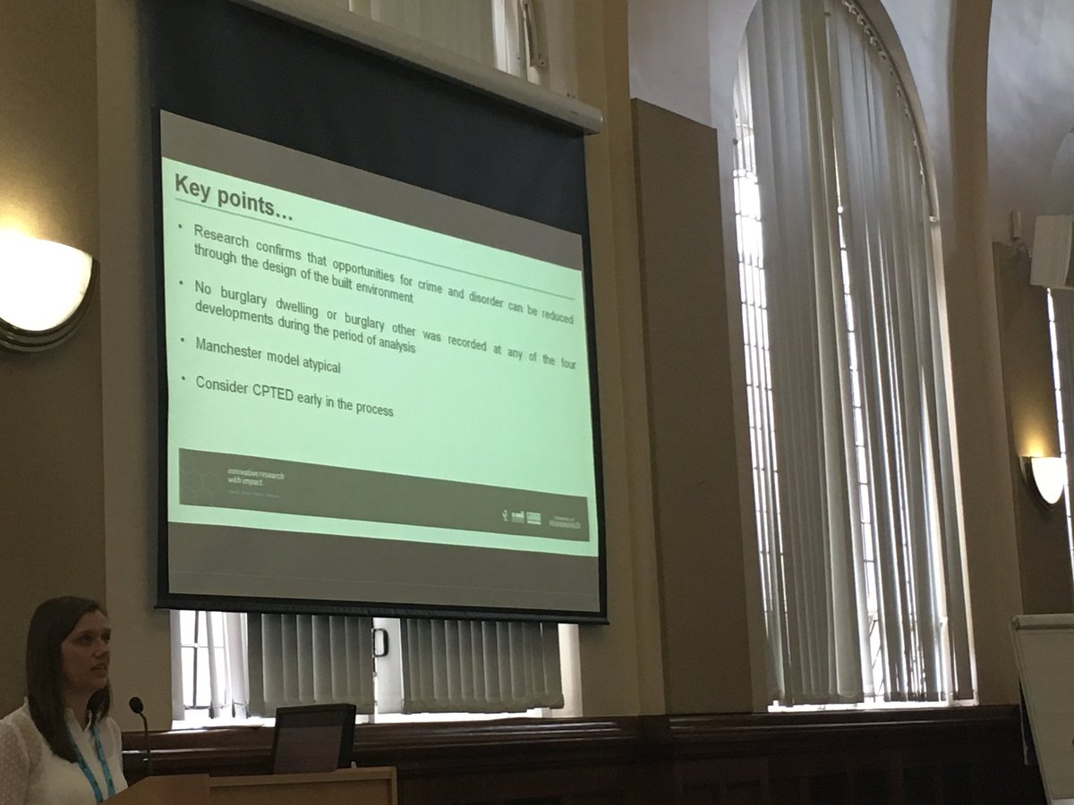 umerkhan's tweet photo. #DesignForSecurity Dr @leannemonchuk Key findings 'opportunities for crime & disorder can be reduced through design' https://t.co/DL0Hylrdx8