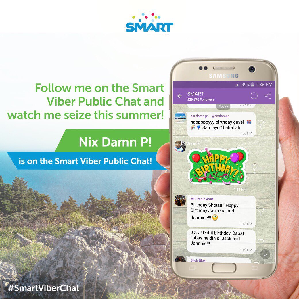 nixdamnp's tweet photo. oh game? tara gulo Dito hajaha follow us on #SmartViberChat
https://t.co/CDlRnKBeyp https://t.co/lgoUWkXQRh