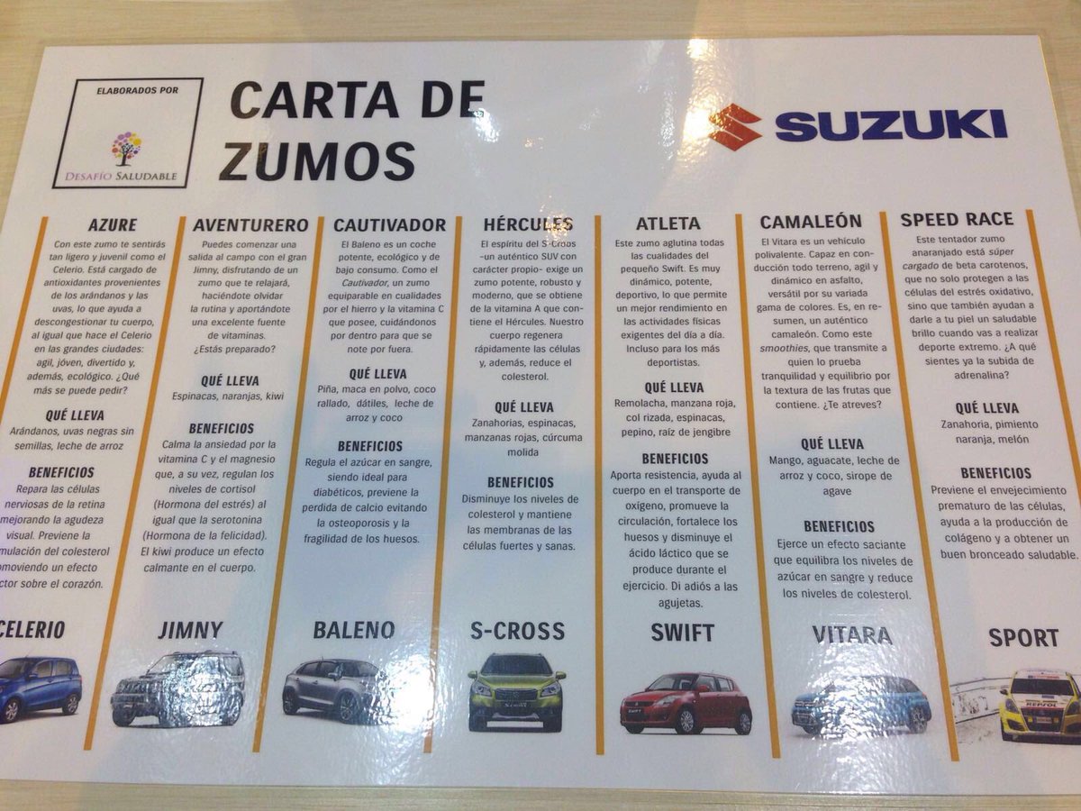 Baleno cautivador o Vitara camaleón. Prueba en el stand los Suzuki zumos aderezados con toda la gama #MadridAUTO