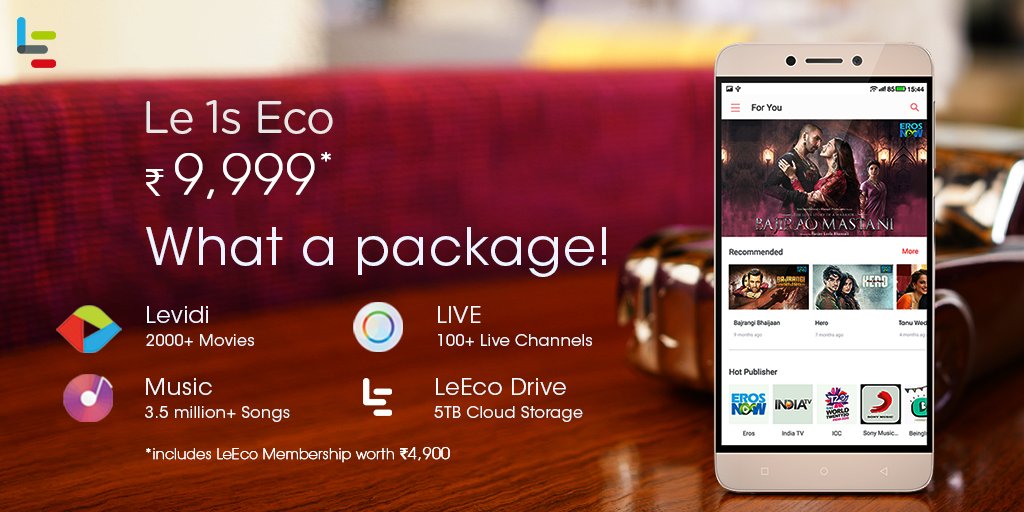 LeEcoIndia's tweet photo. Display worthy of #Supertainment with Le 1s Eco. Click here https://t.co/YddHK5F0WX for a special offer #EcoPhone https://t.co/kOKSNVGDG5