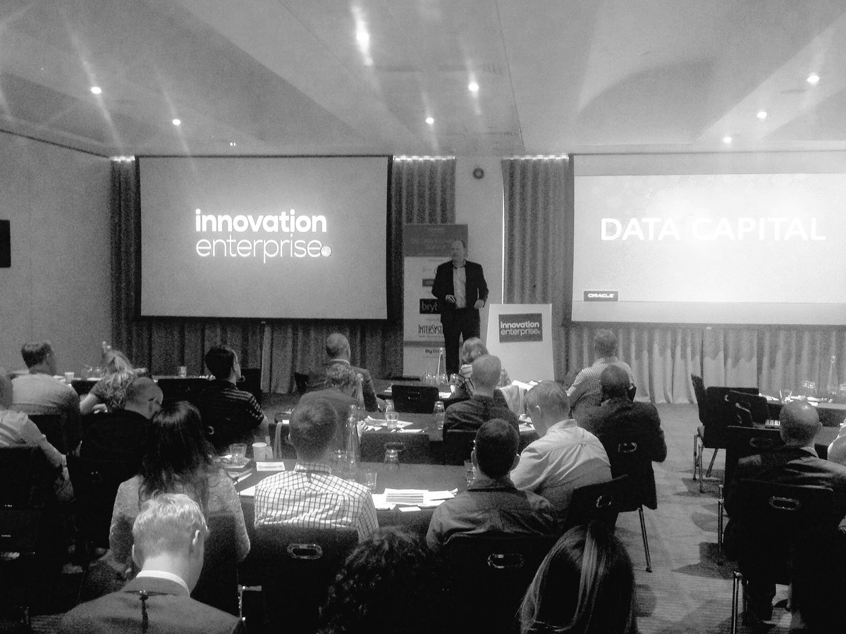 chelseacarpent's tweet photo. @Oracle Talking data capital at #DataLondon #londondatafest https://t.co/HwnHUiYvuL
