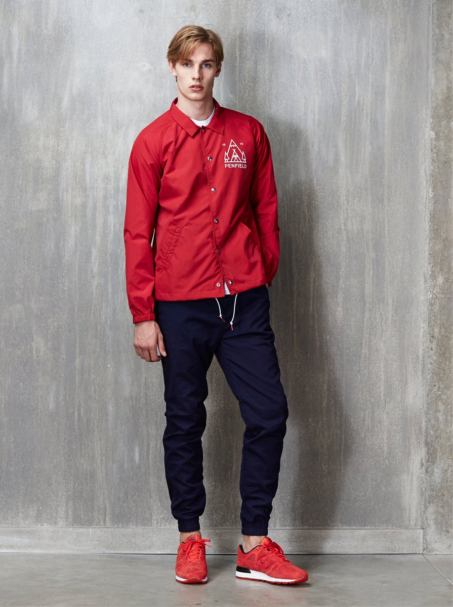 PenfieldUSA's tweet photo. New for S/S16, the Howard Coach jacket, a classic lightwear Nylon shell inspired by classic American sportswear. https://t.co/TcDor93X1S