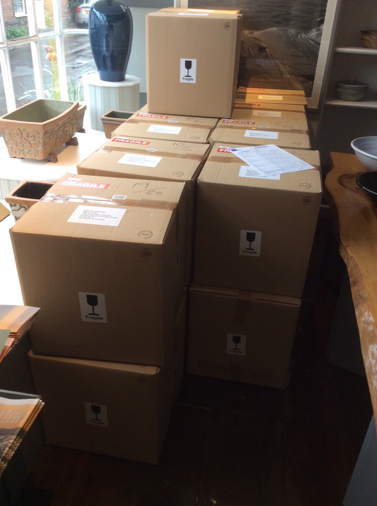 Another big order for Bibi's Cafe in Dublin. 20 boxes...