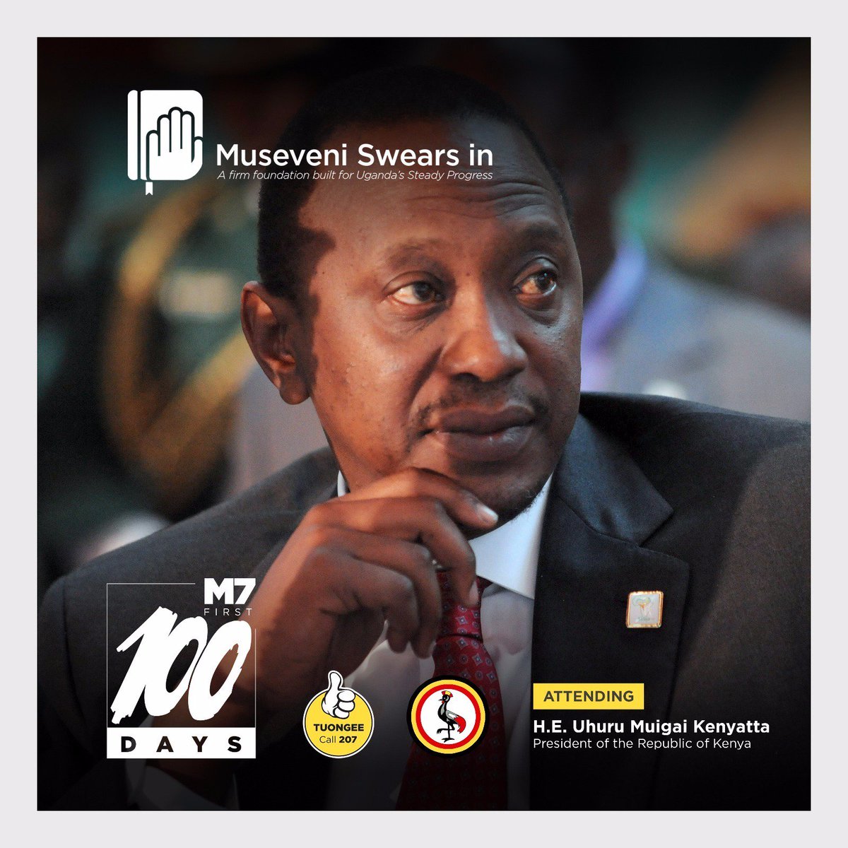 AbetterUganda_'s tweet photo. H.E @UKenyatta shall attend the #M7SwearsIn ceremony this Thursday. @BBCWorld @ChimpReports @Aljaze @AlJazeera_World https://t.co/FESf1HXuJF