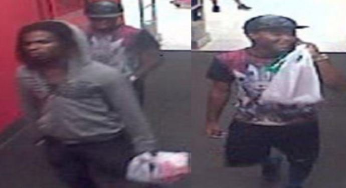 CAUGHT ON CAMERA: 2 men using stolen credit cards taken from stolen purse at #MerrickPark. bit.ly/24ICiZx https://t.co/gDwT9CLdHR