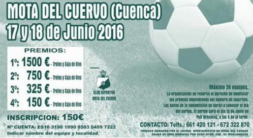 Mota del Cuervo se prepara para vivir su II Maratón de Fútbol 7 radioazul.com/?p=131351