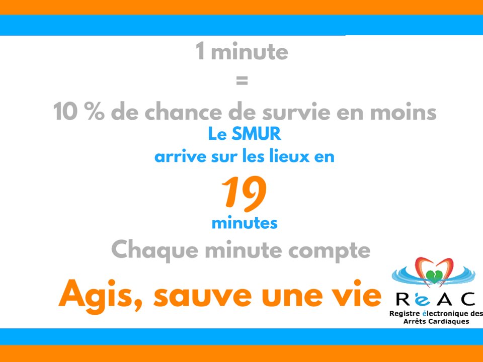 Chaque minute compte. Il est donc important d'agir au plus vite.
Agis, sauve une vie !
#Registreac
#Gestesquisauvent