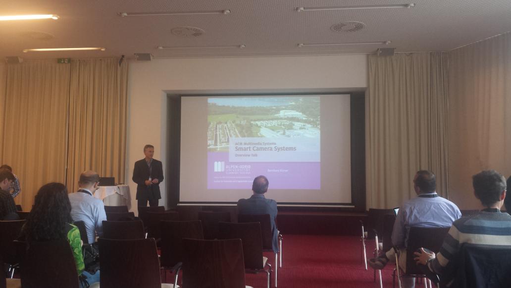 mario_montagud's tweet photo. Overview talk about "Smart Camera Systems" by B.Rinner at @mmsys2016 conference #mmsys2016 https://t.co/bgWrZLcBiX