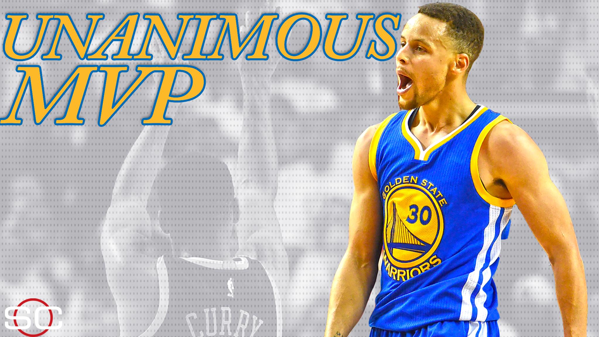 Stephen Curry is 1st unanimous MVP