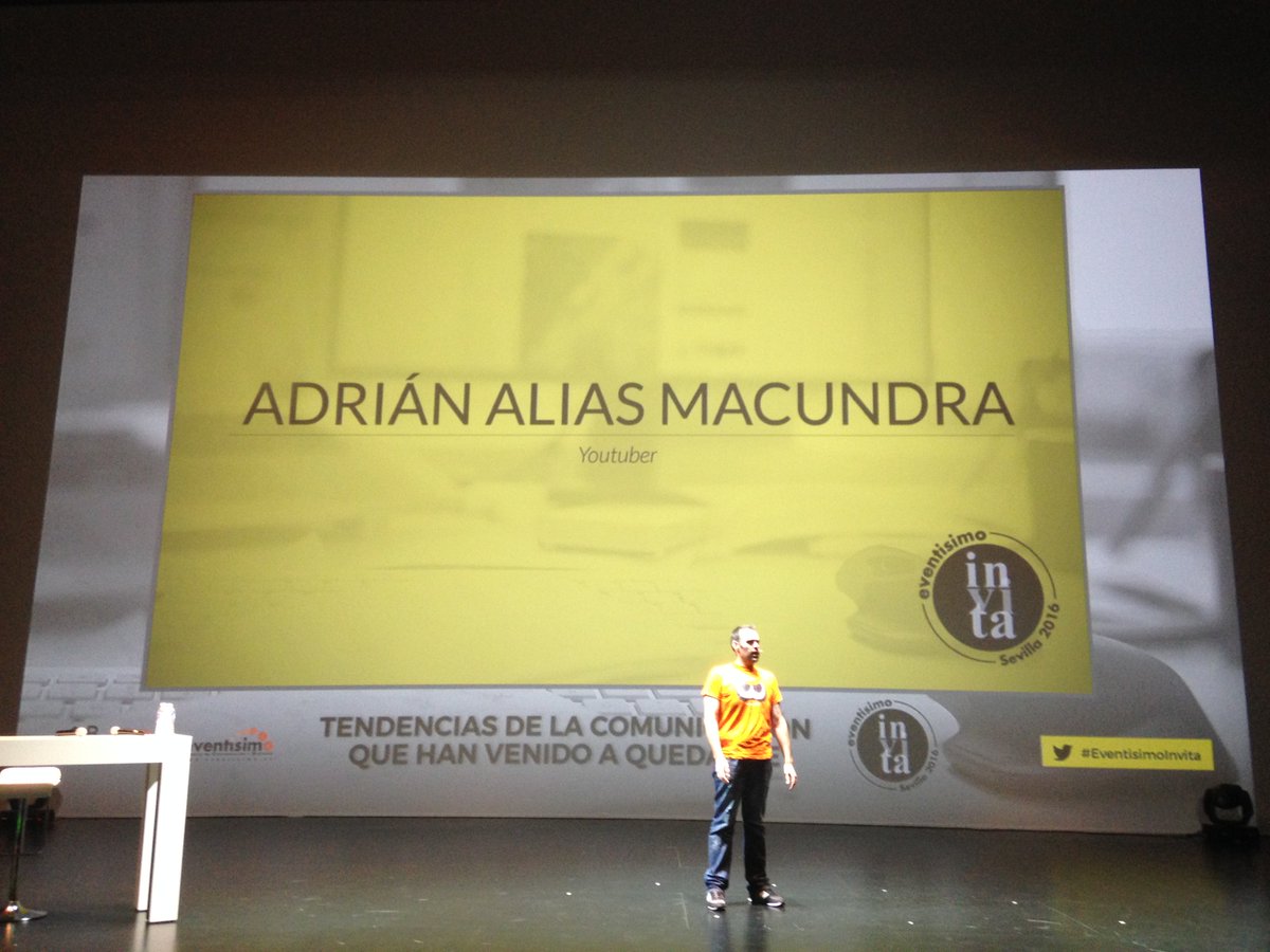 premiosagripina's tweet image. ADRIÁN – ALIAS @Macundra UNO DE LOS YOUTUBERS ESPAÑOLES CON MÁS SEGUIDORES #EventisimoInvita @Eventisimo #Sevilla