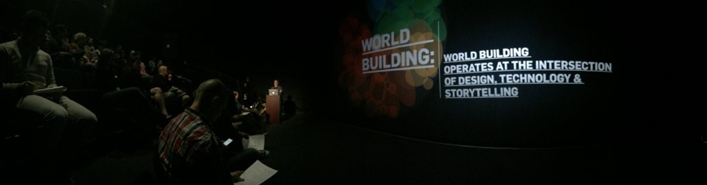 Settling in for presentations for @USC_MediaArts‘ World Building class from @alexmcdowell and <a href="/worldbuildlab/">WbML</a>!