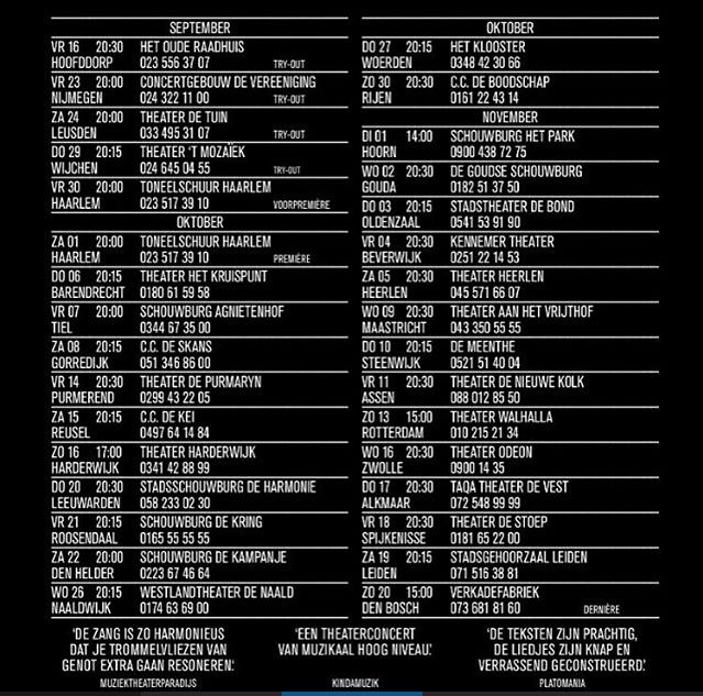 Ook zo graag <a href="/Marlijnwburg/">Marlijn Weerdenburg</a> zien zingen in haar bandje @missmolly_andme? Dat kan! Dit zijn de nieuwe Tour data's!