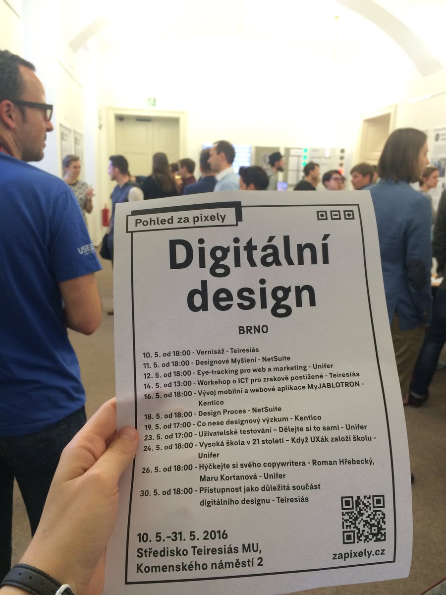 Vážení obyvatelia a návštevníci Brna, práve odštartovala výstava #zapixely a má extrémne bohatý sprievodný program!